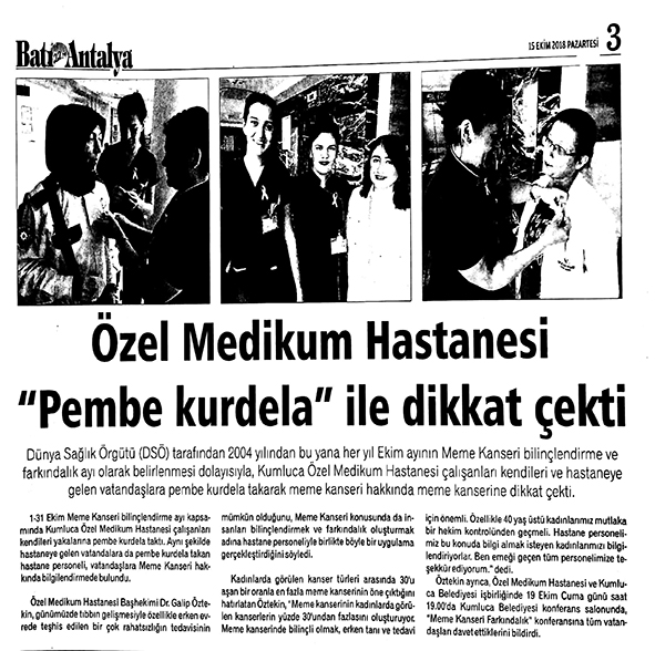 Meme kanseri haberlerimiz...