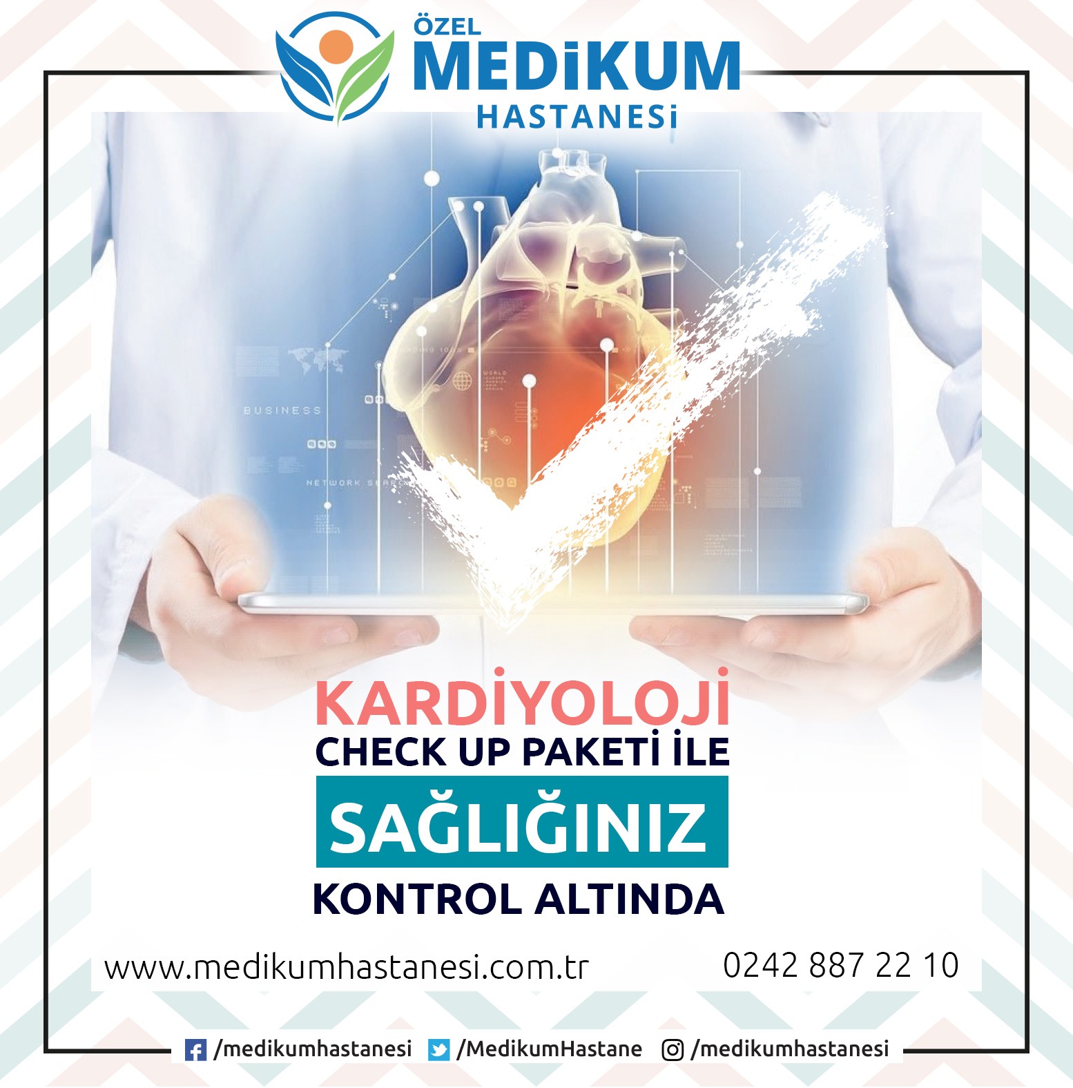Kardiyoloji Check up paketi ile sağlığınız kontrol altında